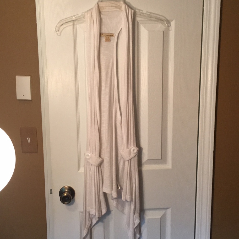 White tank over lay